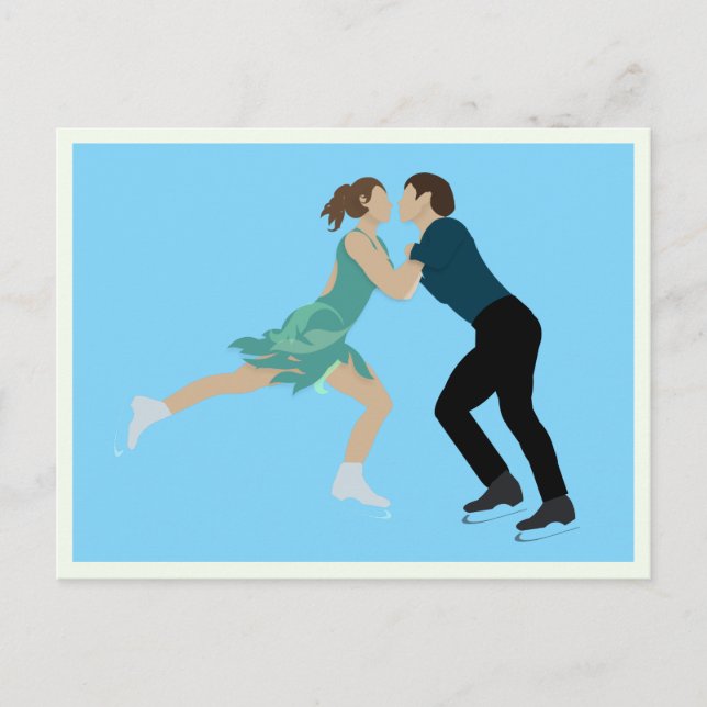 Figure Skating Postcard (Front)