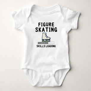 Figure Skating Skills Loading Figure Skater Baby Bodysuit