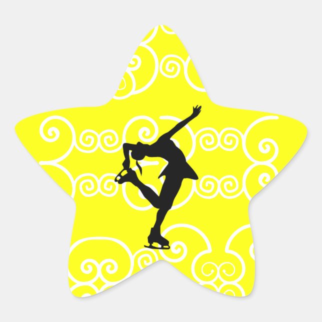 Figure Skating Star Stickers (Front)