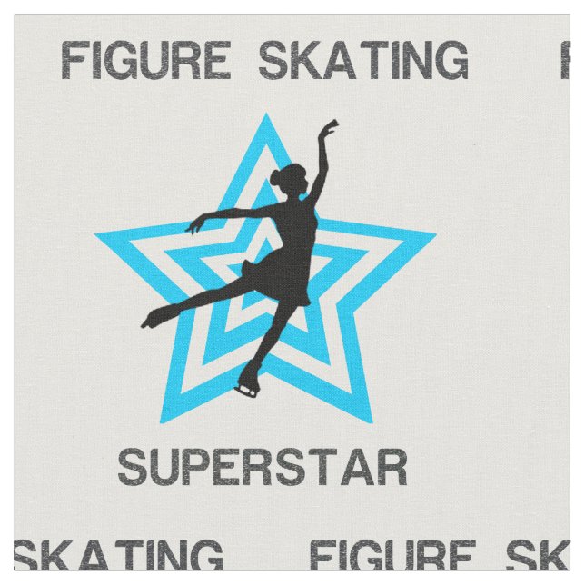 Figure Skating Superstar Fabric (Close Up)