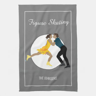 Figure Skating Tea Towel