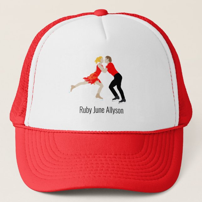 Figure Skating Trucker Hat (Front)