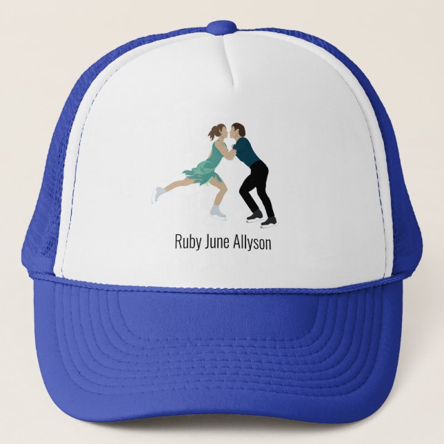Figure Skating Trucker Hat (Front)