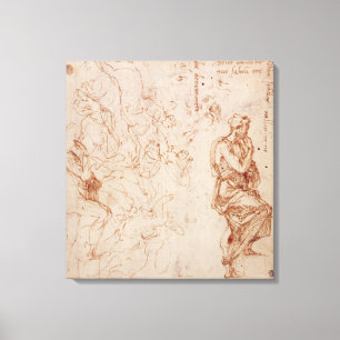 Figure Studies for a Woman Canvas Print