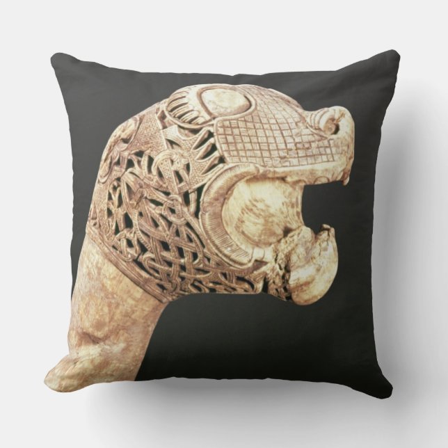 Figurehead of a Viking Longship, found at Oseberg, Cushion (Front)