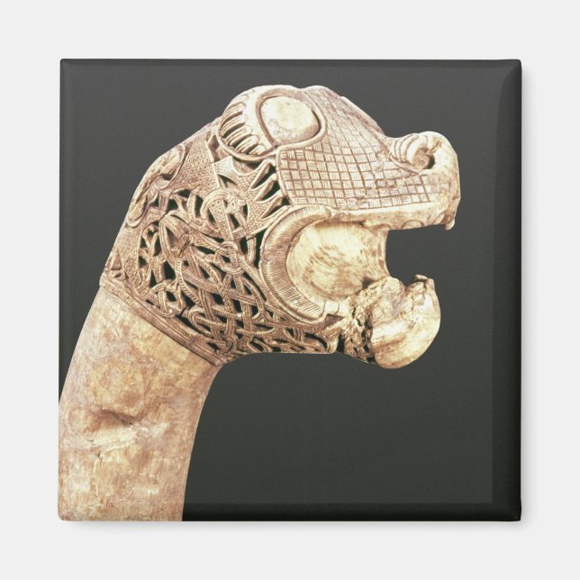 Figurehead of a Viking Longship, found at Oseberg, Magnet (Front)