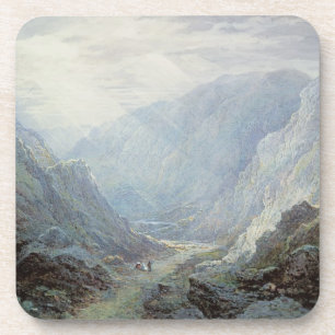 Figures Resting On The Pathway Through A Rocky Gor Coaster