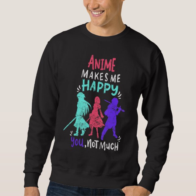 Figures Saying Animation Animation Sweatshirt (Front)