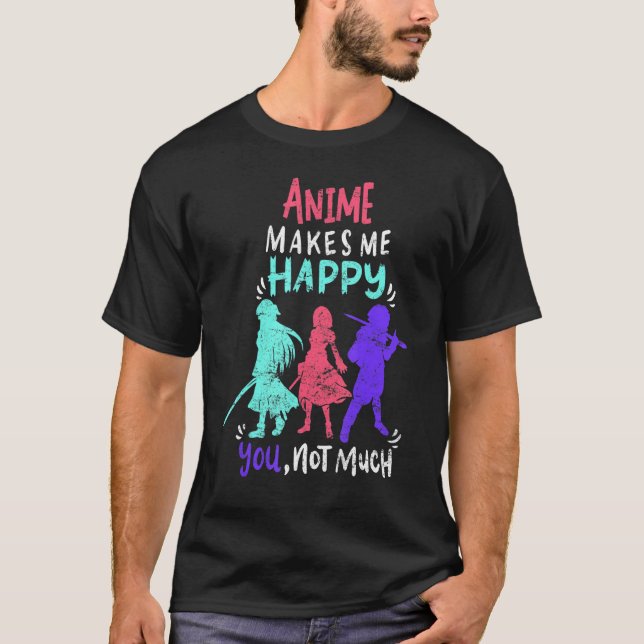 Figures Saying Animation Animation T-Shirt (Front)