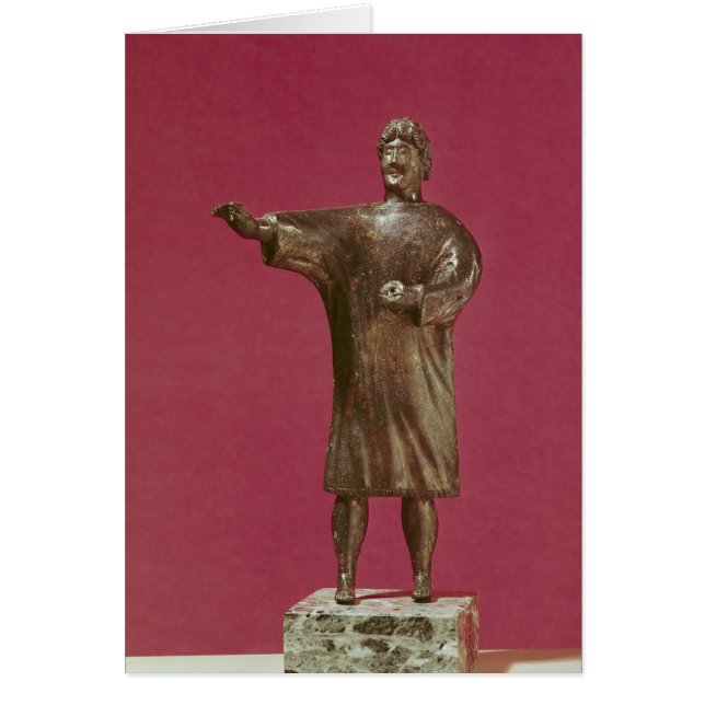 Figurine of a man wearing a sagum (Front)