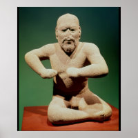 Figurine of a wrestler