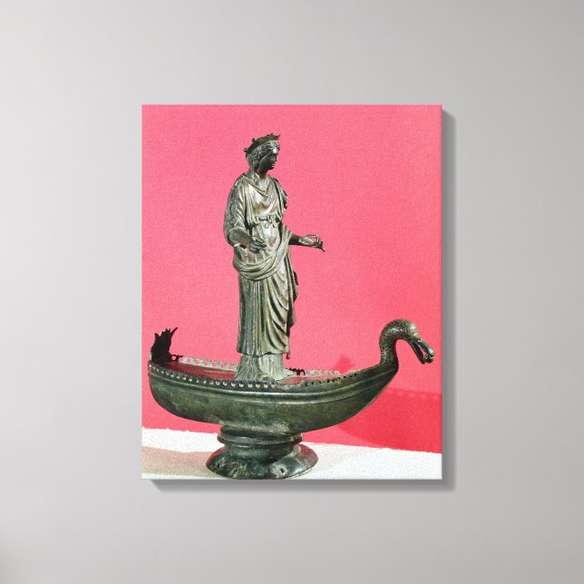 Figurine of the Goddess Sequana Canvas Print (Front)