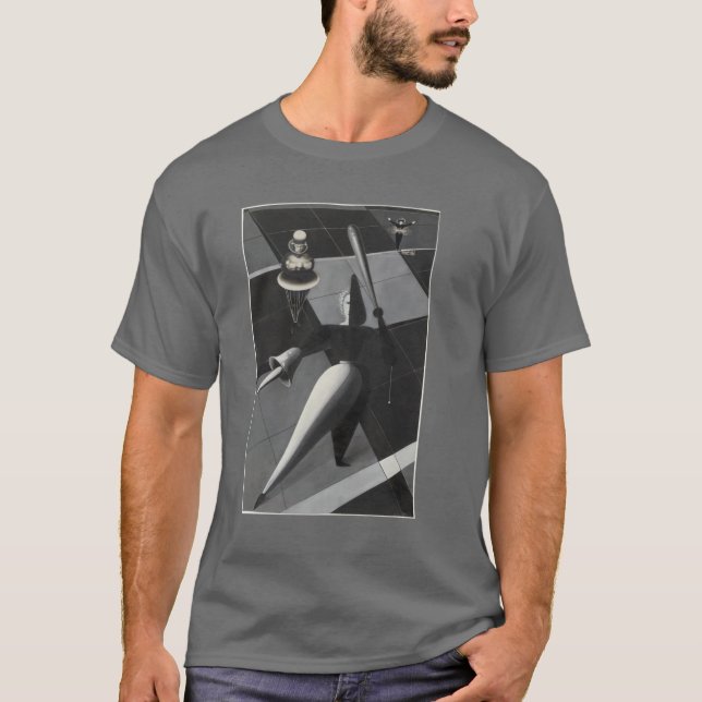 Figurinen im Raum Studie zum Triadischen Ballett O T-Shirt (Front)