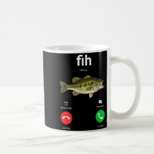 Fih Calling Decline Accept Funny Phone Call Misspe Coffee Mug