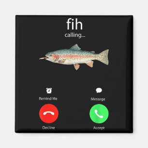 Fih Calling Remind Me Message Decline Accept Phone Magnet