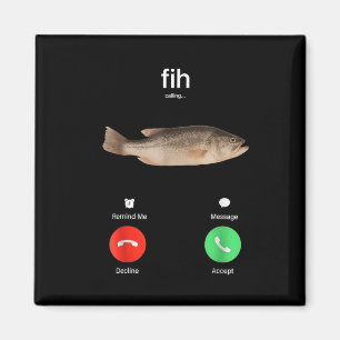 Fih Calling Remind Me Message Decline Accept Phone Magnet