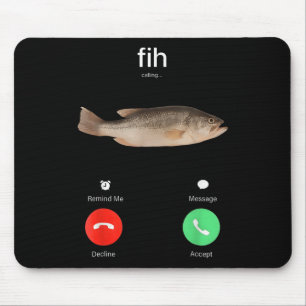 Fih Calling Remind Me Message Decline Accept Phone Mouse Pad