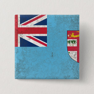 Fiji 15 Cm Square Badge