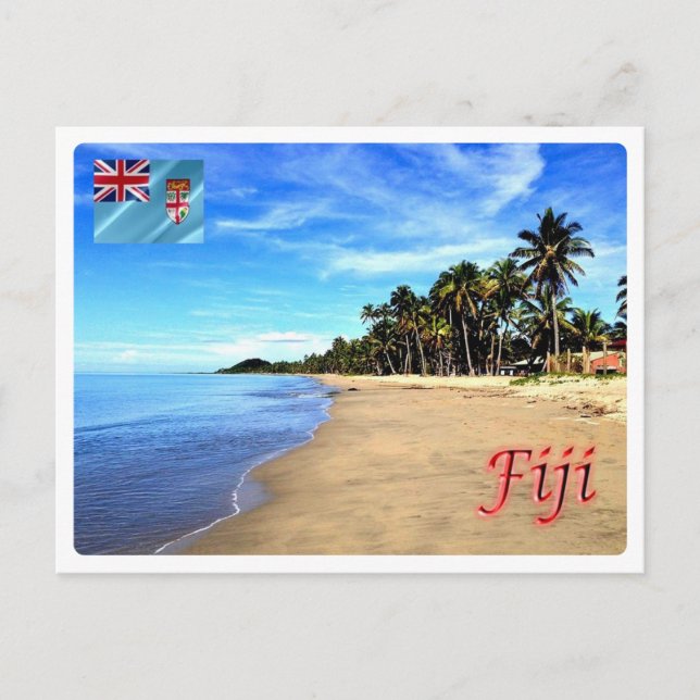 Fiji -  Beach - Postcard (Front)