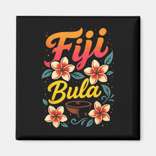 Fiji Bula Tropical Island Vacation Souvenir  Magnet