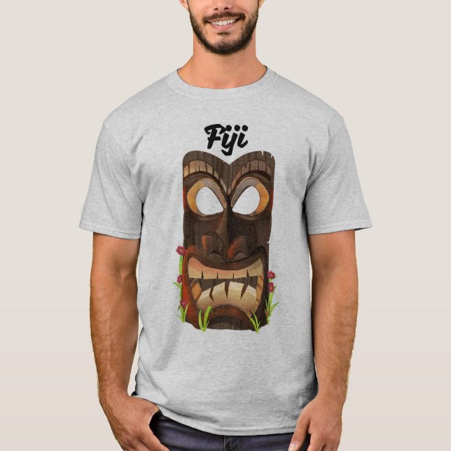 Fiji carved mask T-Shirt (Front)