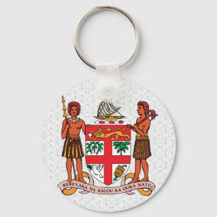 Fiji Coat of Arms detail Key Ring