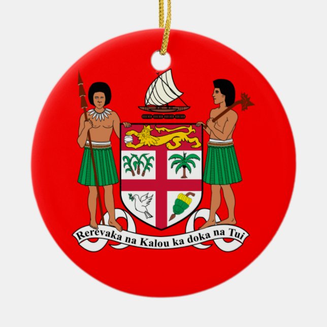 FIJI Custom Christmas Ornament (Front)