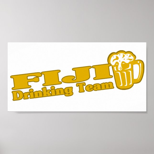Fiji Drinking Team Poster (Front)
