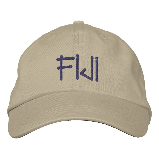 Fiji Embroidered Cap (Front)