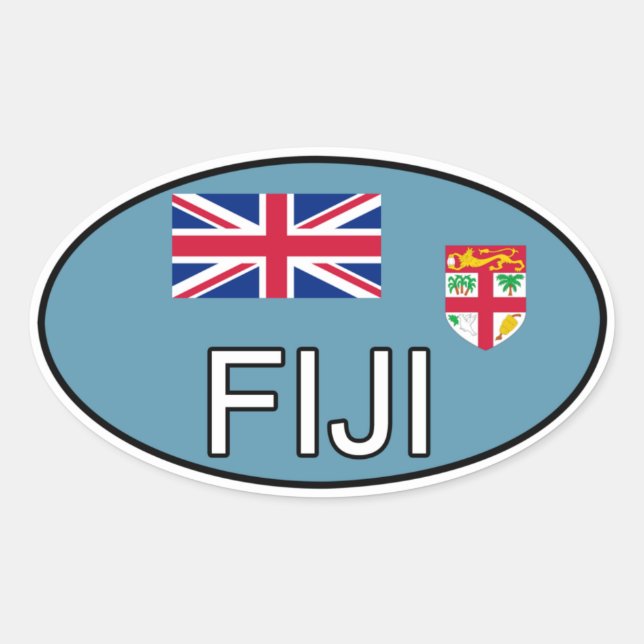 Fiji Euro Sticker (Front)