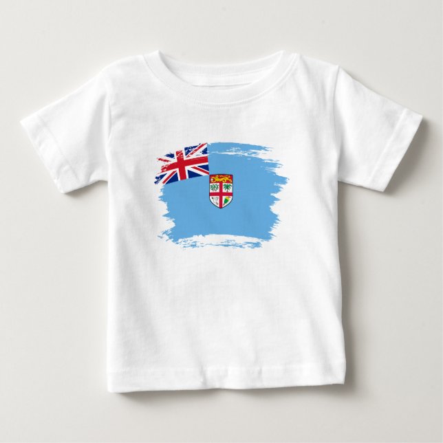 Fiji flag baby T-Shirt (Front)