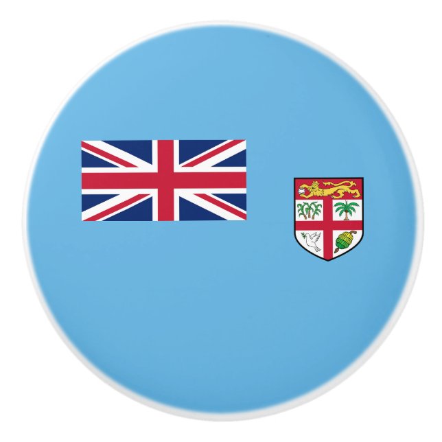 Fiji Flag Ceramic Knob (Front)