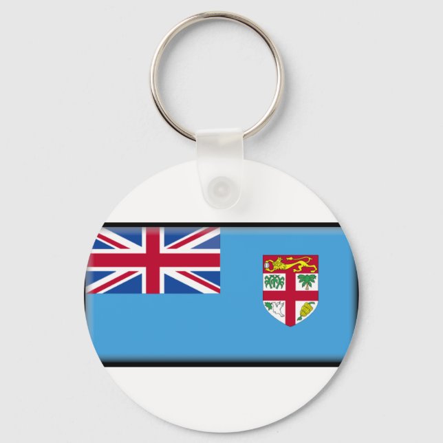 Fiji Flag Key Ring (Front)