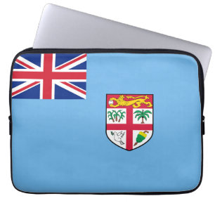 Fiji flag laptop sleeve