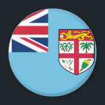 Fiji Flag Magnet<br><div class="desc">The Fijian flag is a light blue ensign with the shield-of-arms in the fly. The used colours in the flag are blue, red, white. The proportion of the Fijian flag is 1:2. The Flag of Fiji was adopted in 1970. The first use of the current flag design was in 1924....</div>