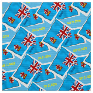FIJI FLAG MATERIAL FABRIC