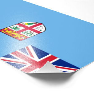 Fiji flag photo print