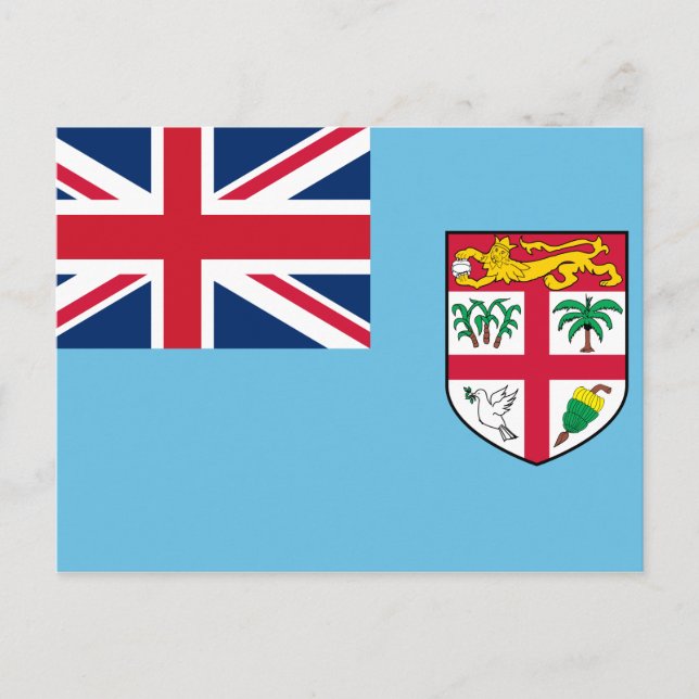Fiji Flag Postcard (Front)