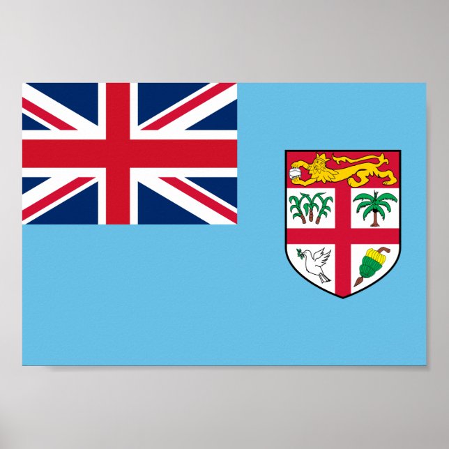 Fiji Flag Poster (Front)
