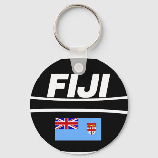 Fiji Flag Rugby Ball Key Ring