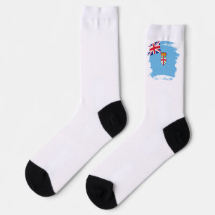Fiji flag socks