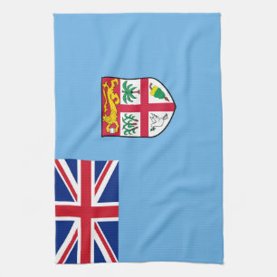 Fiji flag tea towel