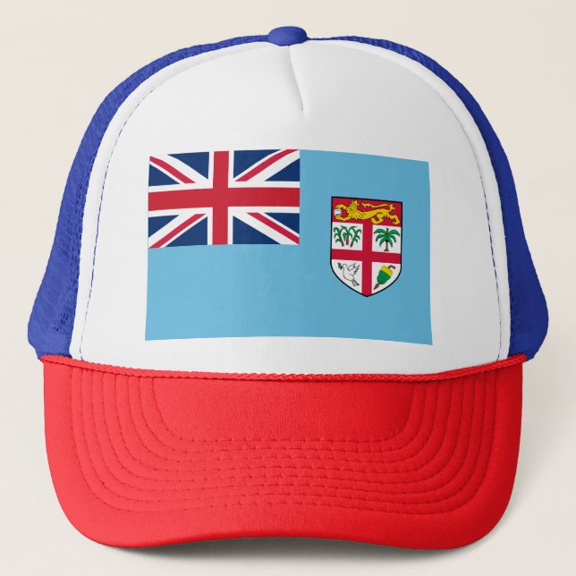 Fiji Flag Trucker Hat (Front)