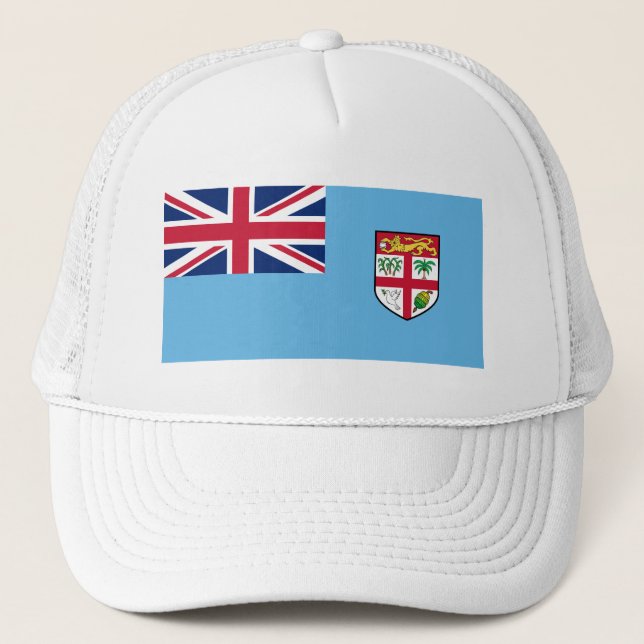 Fiji Flag Trucker Hat (Front)