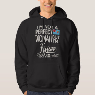 Fiji Flag Woman Fijian Pride Souvenir Hoodie