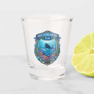 Fiji Great Astrolabe Reef Diving Fiji Shot Glass