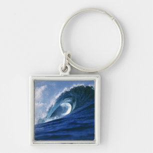Fiji Islands, Tavarua, Cloudbreak. A wave Key Ring