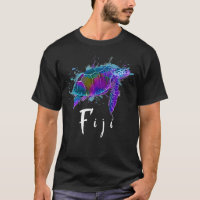Fiji Islands Watercolor Turtle Fiji Souvenir