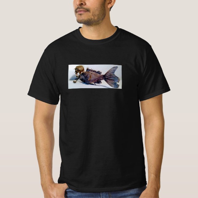 Fiji Mermaid T-Shirt by Juan Cabana (Front)