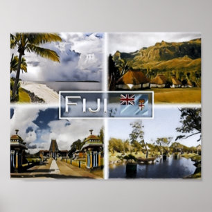 Fiji - Mosaic - Poster